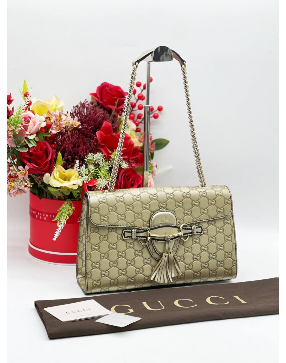 Gucci emily hot sale guccissima